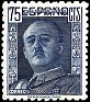 Spain 1946 Franco 75 CTS Blue Edifil 999. 999. Uploaded by susofe
